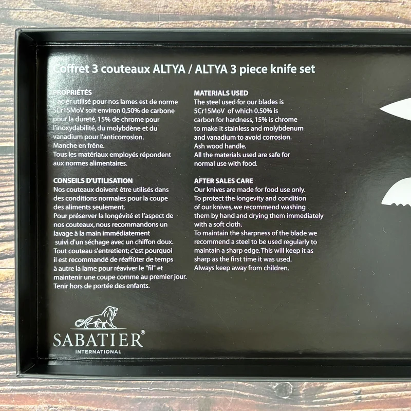 Set de 3 cuchillos Altya Sabatier®