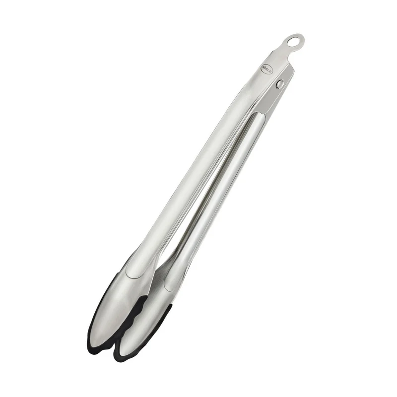 Pinzas multiusos de inox y borde de silicona con bloqueo Rösle