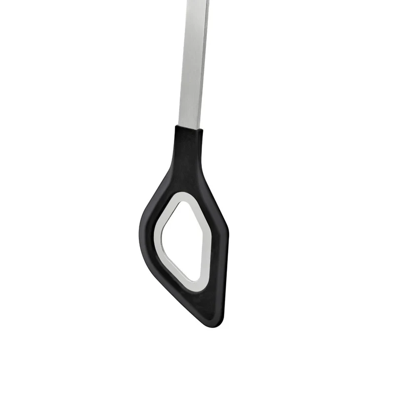 Cuchara espátula con agujero de inox con bordes de silicona Rösle