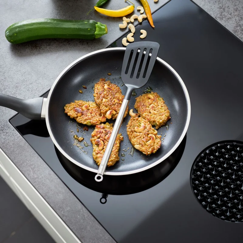 Conjunto de 3 utensilios de cocina de nailon con mango de inox Basic Line Rösle