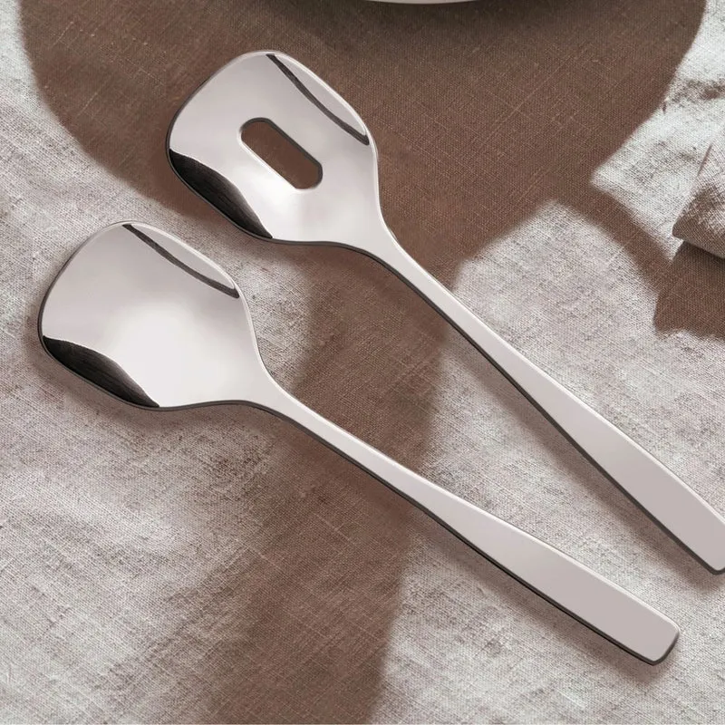 Set de 2 cubiertos para ensalada de acero inoxidable KFS Alessi