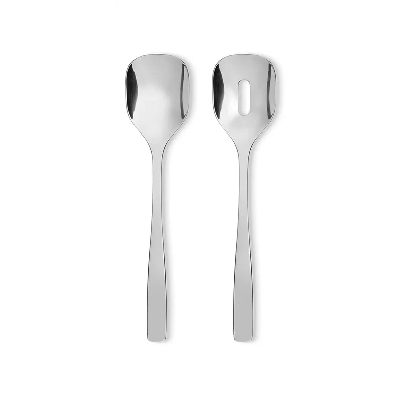 Set de 2 cubiertos para ensalada de acero inoxidable KFS Alessi