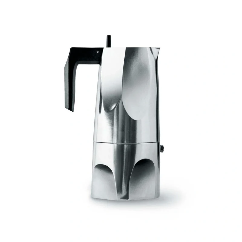 Cafetera de aluminio fundido Ossidiana Alessi