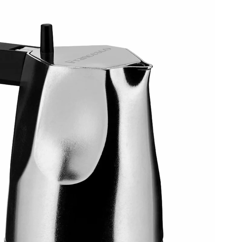 Cafetera de aluminio fundido Ossidiana Alessi