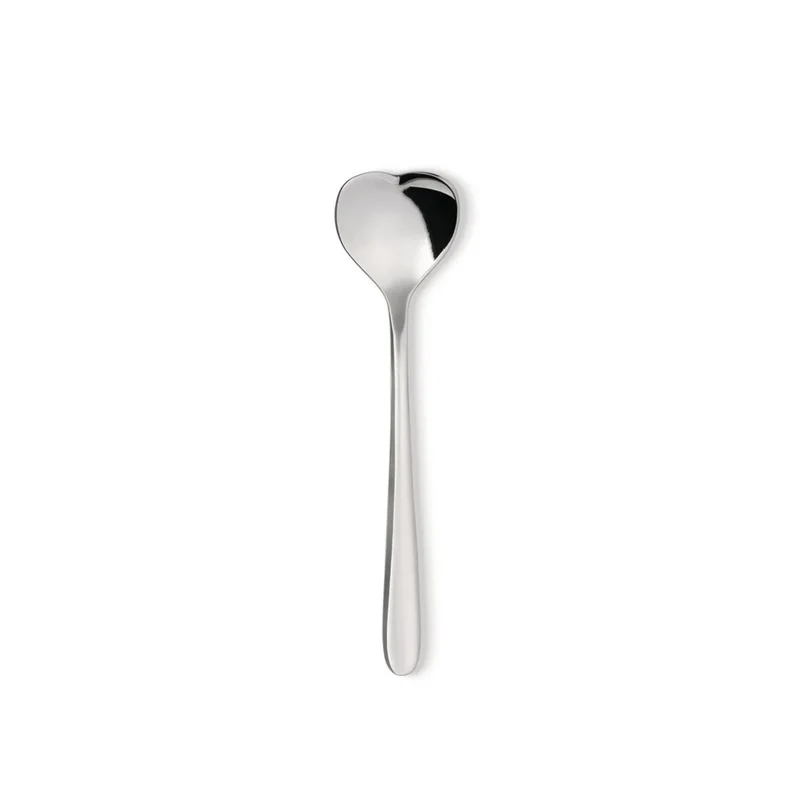 Set de 4 cucharillas de café con forma de corazón Love Caffe Alessi