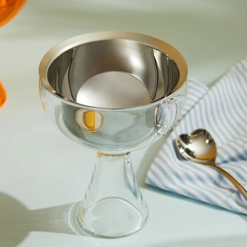 Set de 4 cucharas para helado Big Love Alessi