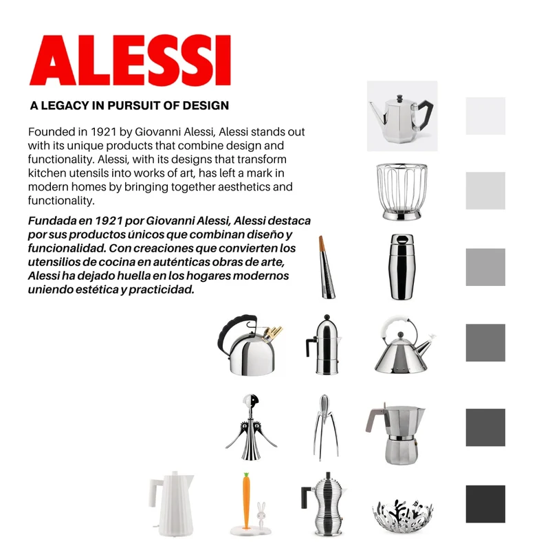 Cesto de acero inoxidable Mediterraneo Alessi