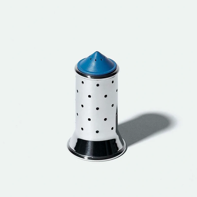 Salero Becco Blu de acero inoxidable Alessi