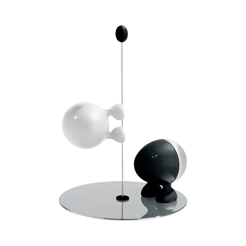 Set de salero y pimentero de acero inoxidable Lilliput Alessi