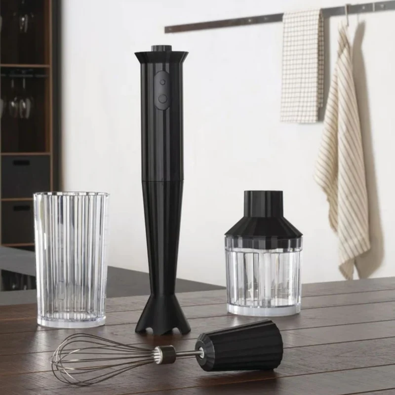 Batidora de mano con accesorios Plisse Alessi