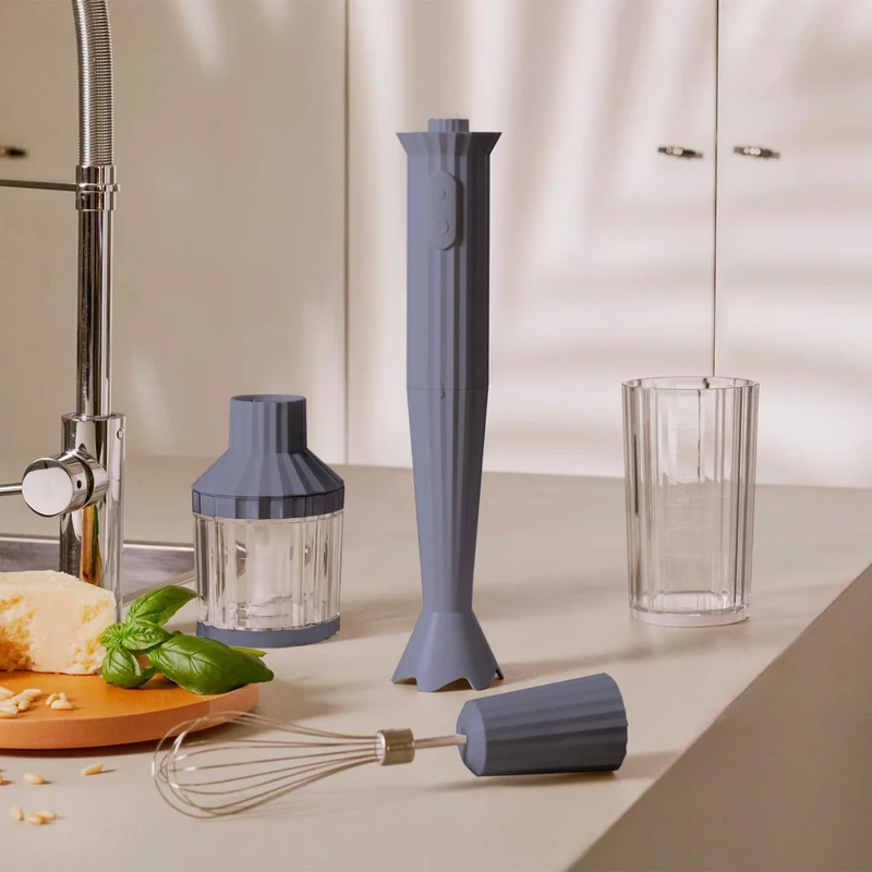 Batidora de mano con accesorios Plisse Alessi