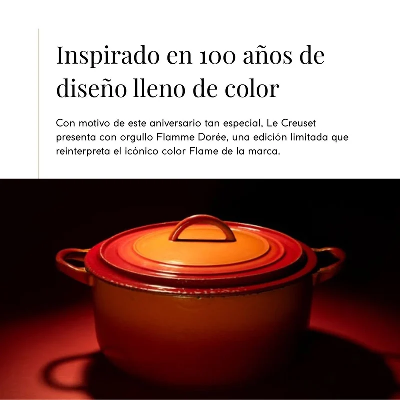Cocotte oval de hierro ¡Edición Especial Centenario! Le Creuset