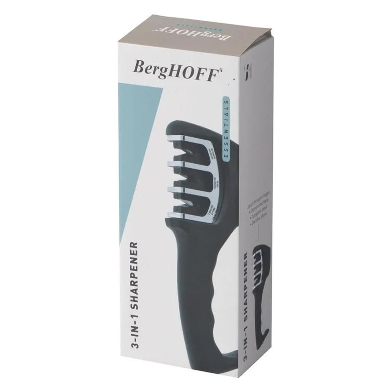 Afilador de cuchillos 3 en 1 Berghoff