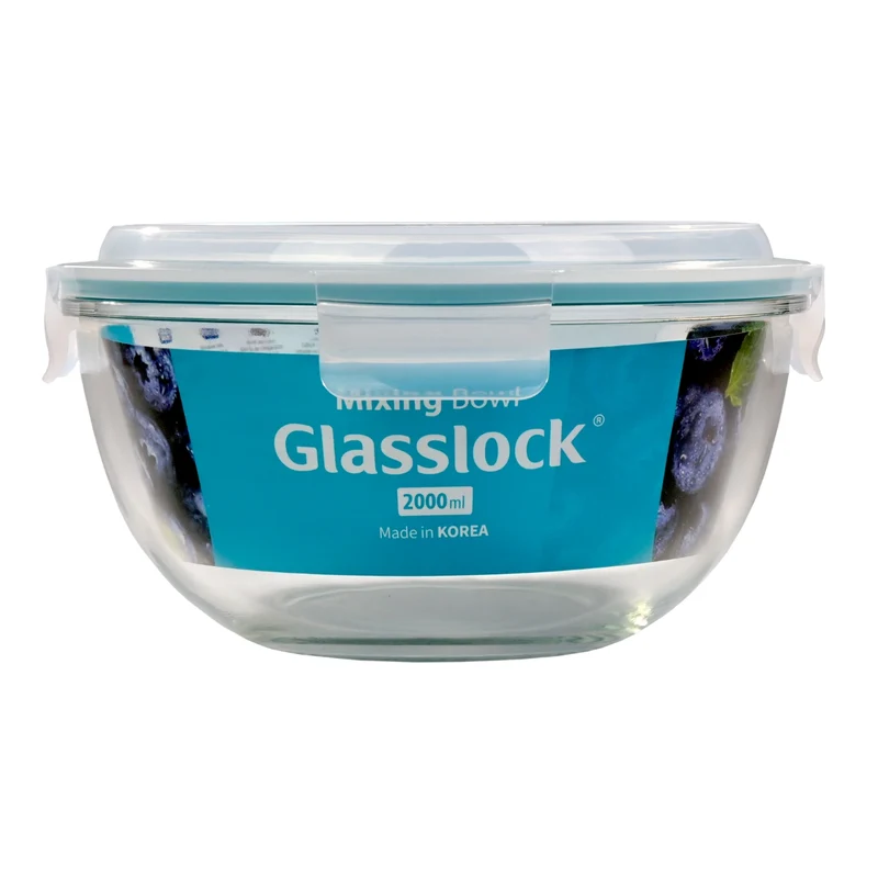 Ensaladera hermética de cristal con tapa Glasslock