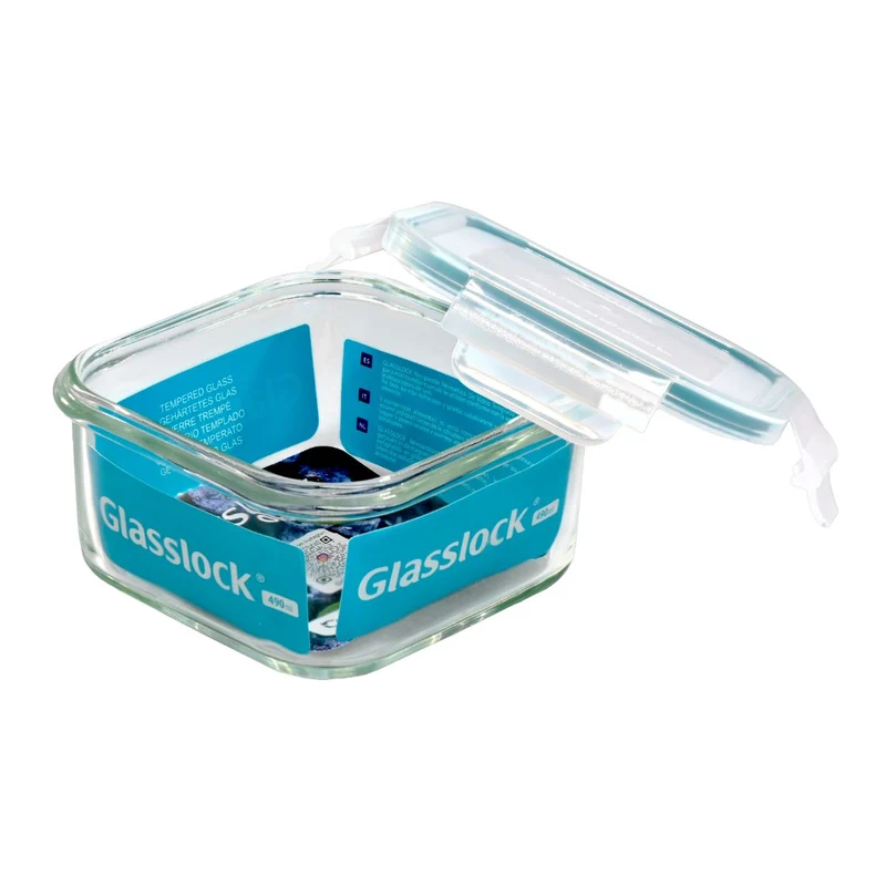 Recipientes herméticos de cristal cuadrados Glasslock