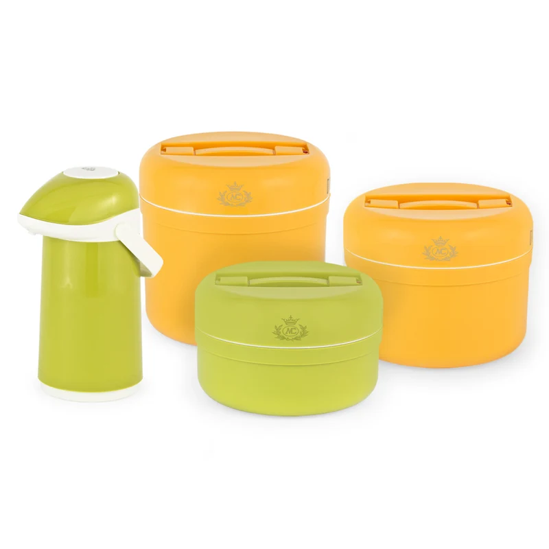 Pic Nic Arancio Verde - Set Portavivande
