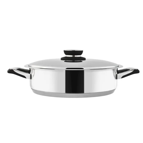 Tegame ad induzione in acciaio inox da 30 cm - Master