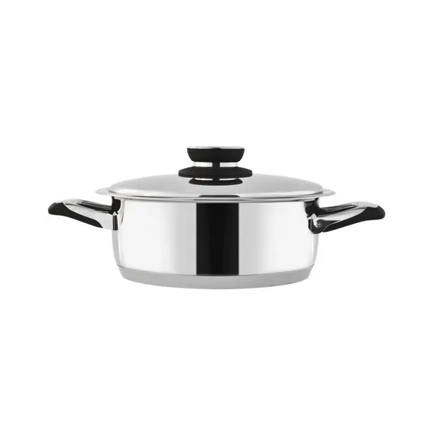 Tegame ad induzione in acciaio inox da 24 cm - Master