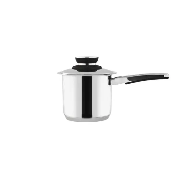 Pentolino con 1 manico ad induzione in acciaio inox da 14 cm - Master