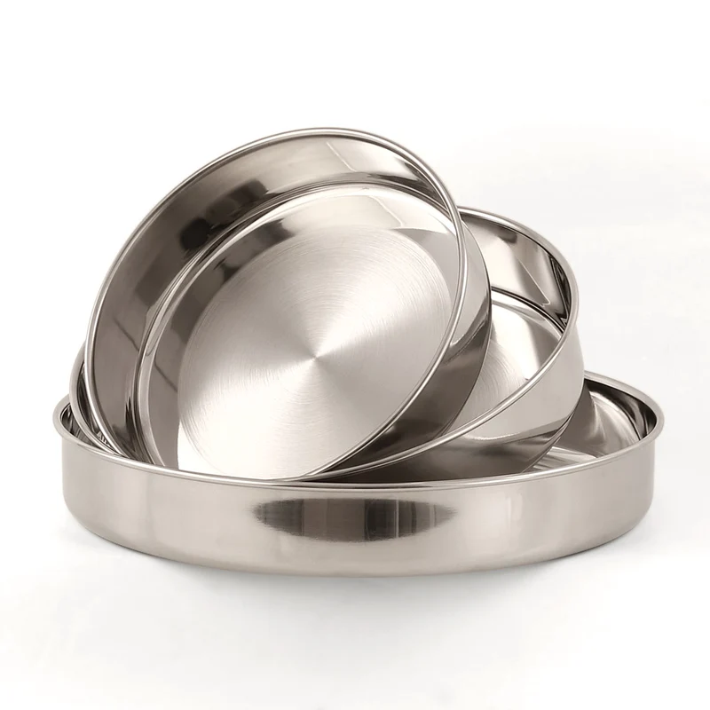 Set tortiere 3 pezzi in acciaio inox - Master