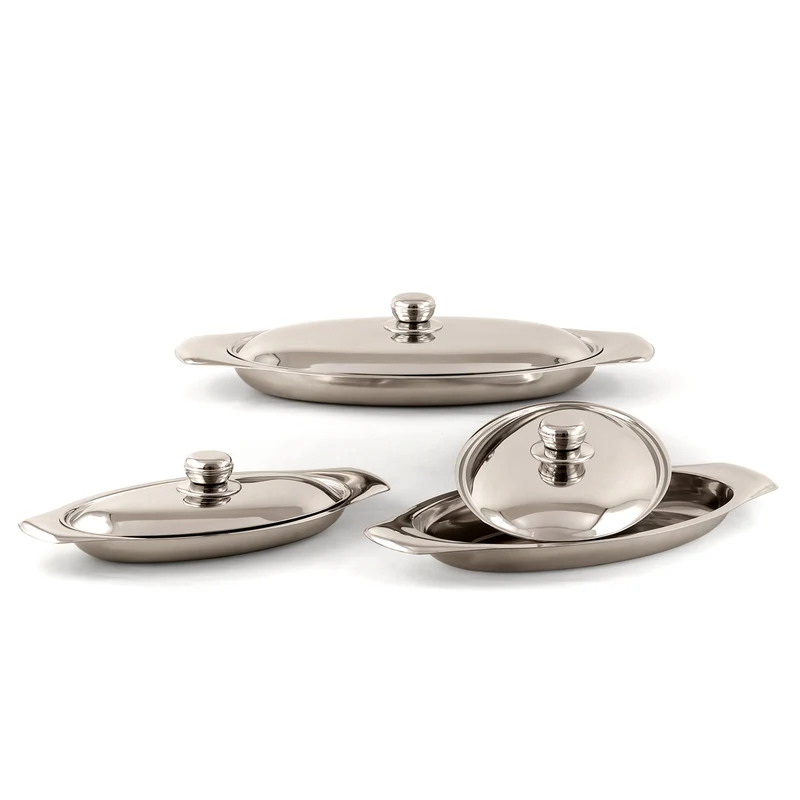 Set legumiere con coperchio in acciaio inox - Master