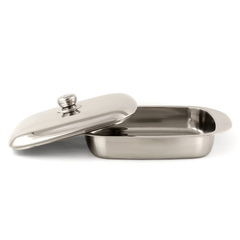 Set lasagnere con casseruola ovale in acciaio inox - Master