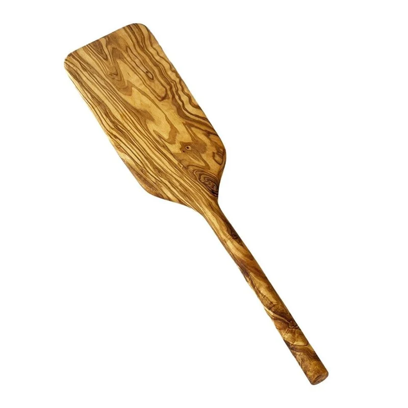 Espátula ancha de madera de olivo Selbrae