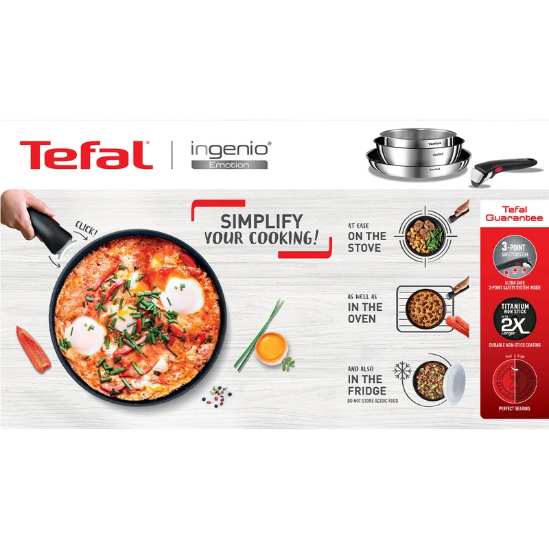 Set de 10 piezas Ingenio Tefal