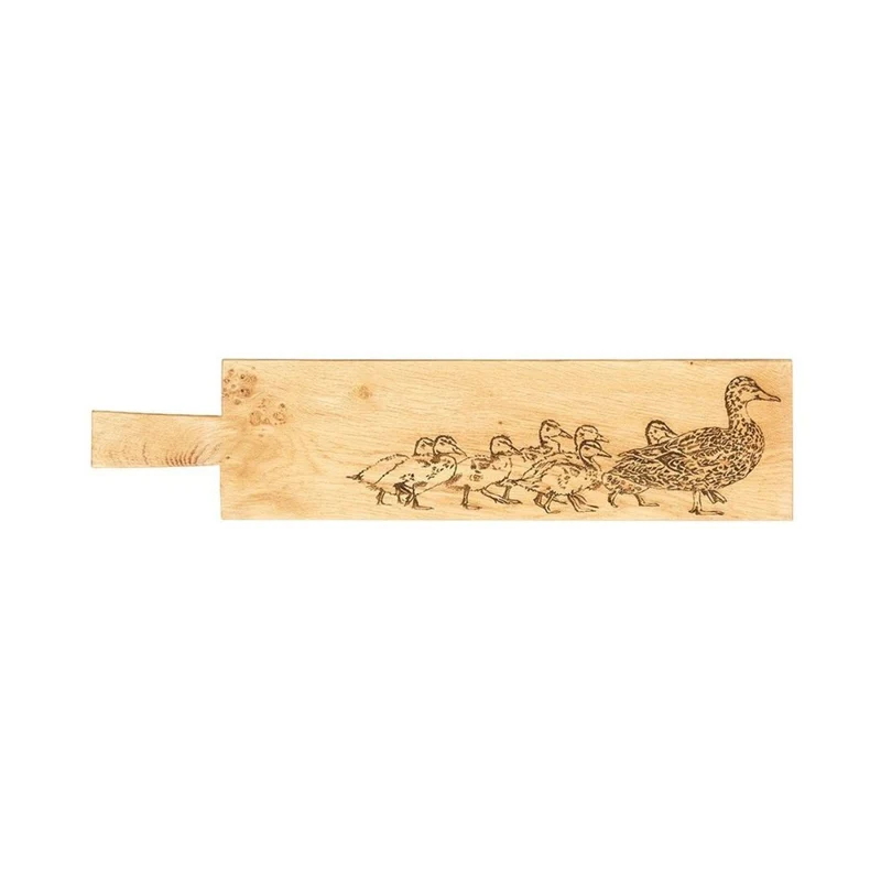 Tabla rectangular para servir y cortar de madera de roble Selbrae
