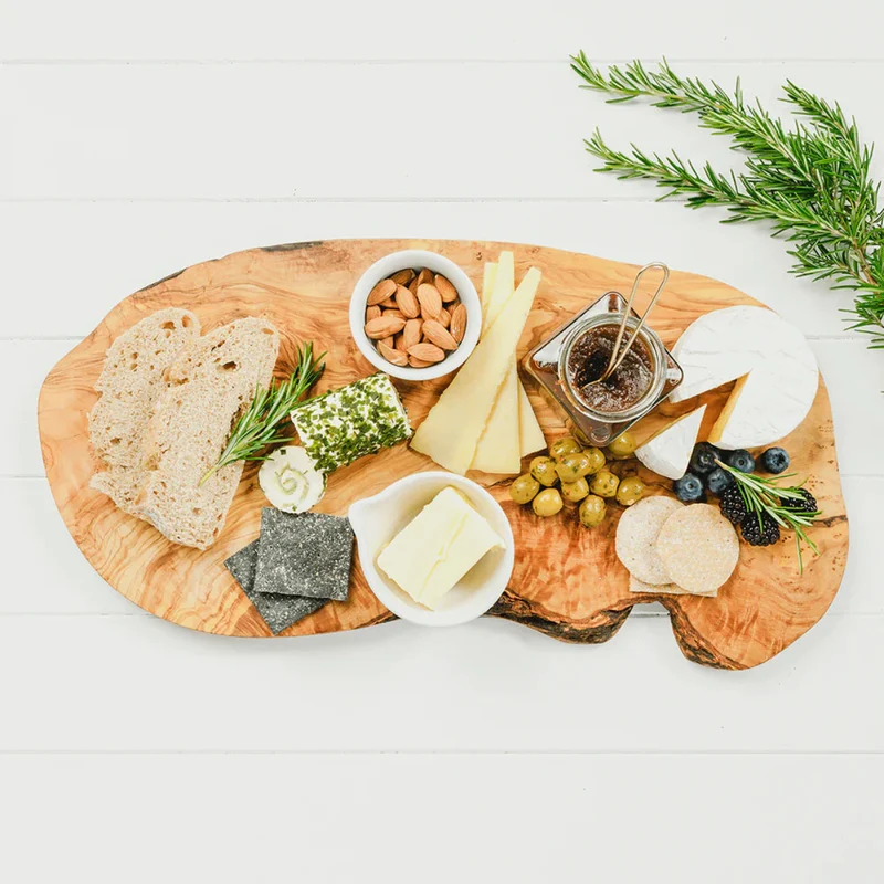 Tabla para cortar de madera de olivo Selbrae