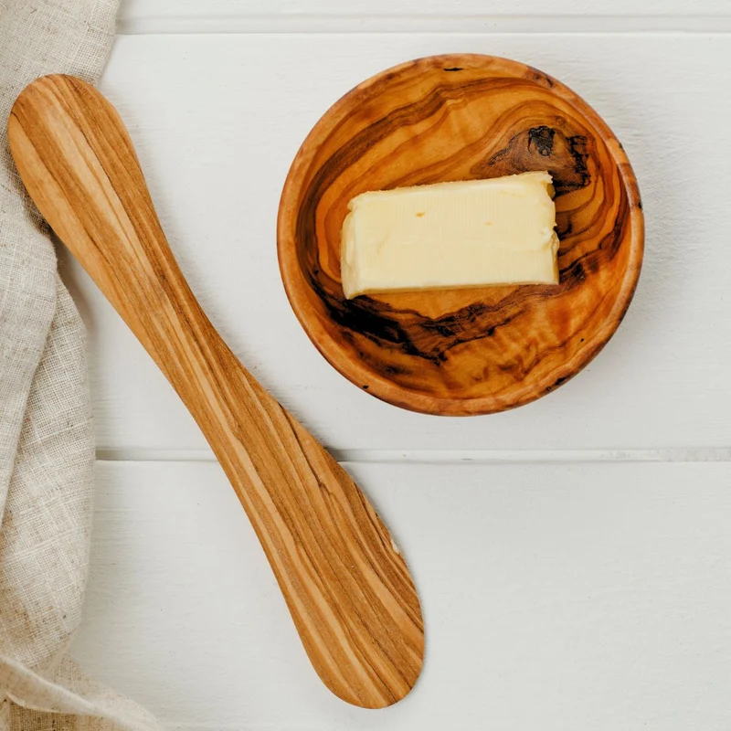 Cuchillo para la mantequilla de madera de olivo Selbrae