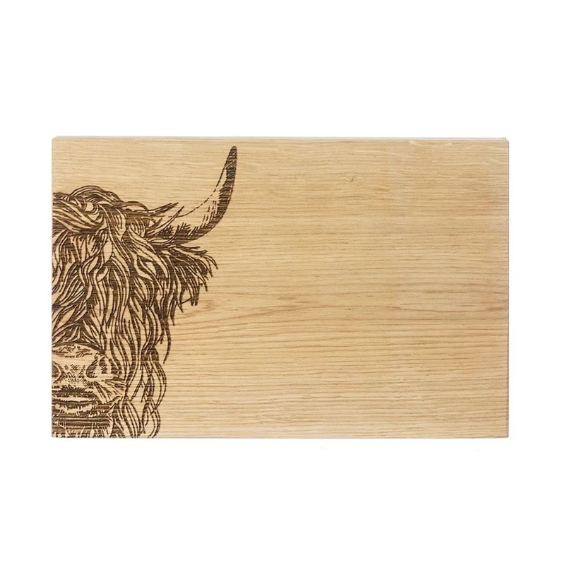Tabla para servir 30 cm de madera de roble Selbrae