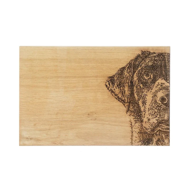 Tabla para servir 30 cm de madera de roble Selbrae