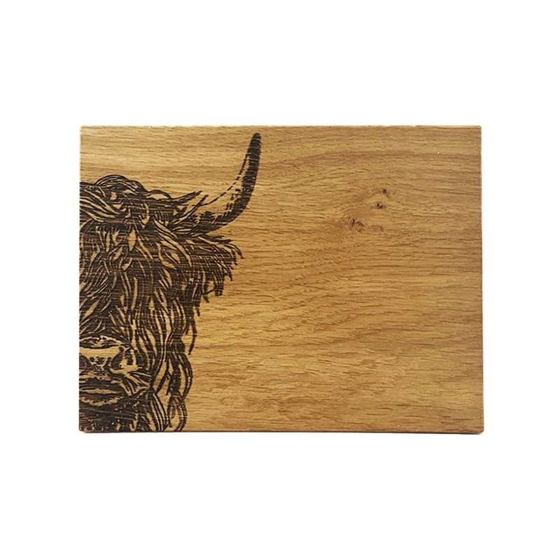 Tabla para cortar de madera de roble 20 x 15 cm Selbrae