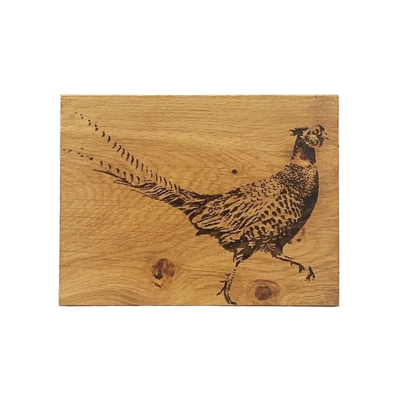 Tabla para cortar de madera de roble 20 x 15 cm Selbrae