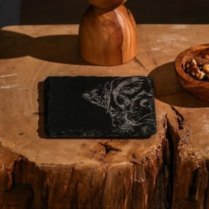 Posavasos individuales de pizarra Selbrae