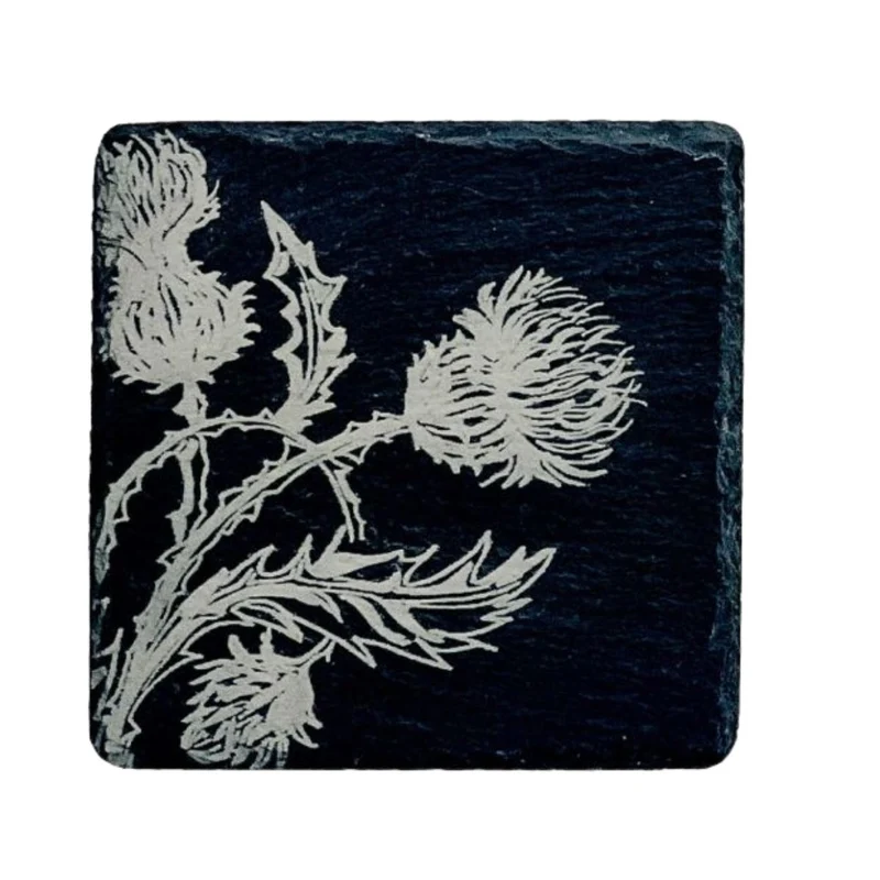 Posavasos individuales de pizarra Selbrae