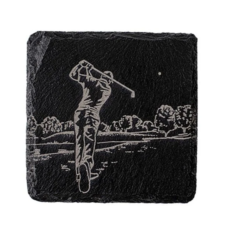 Posavasos individuales de pizarra Selbrae