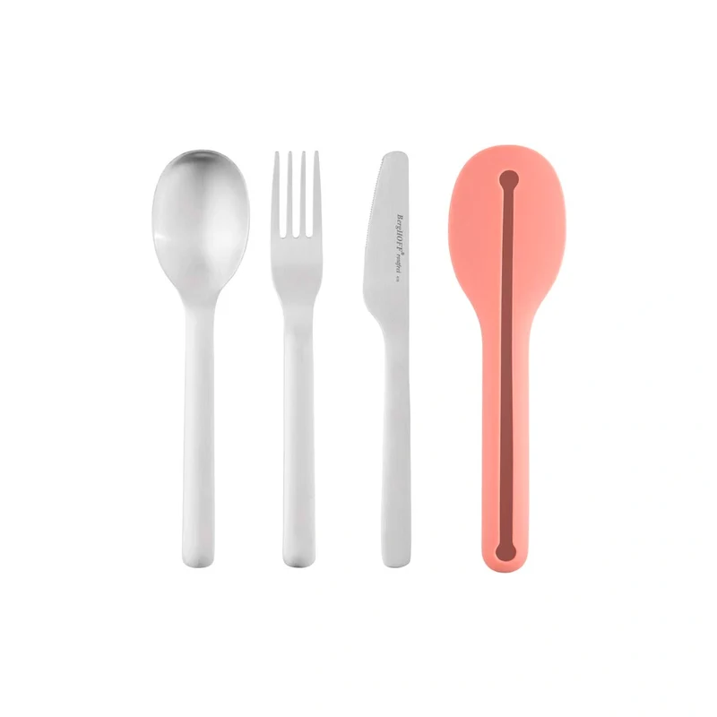 Cubertería de 3 piezas con funda de silicona Berghoff