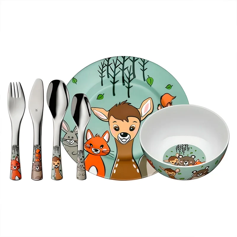 Juego cubertería 6 piezas Animales del Bosque WMF