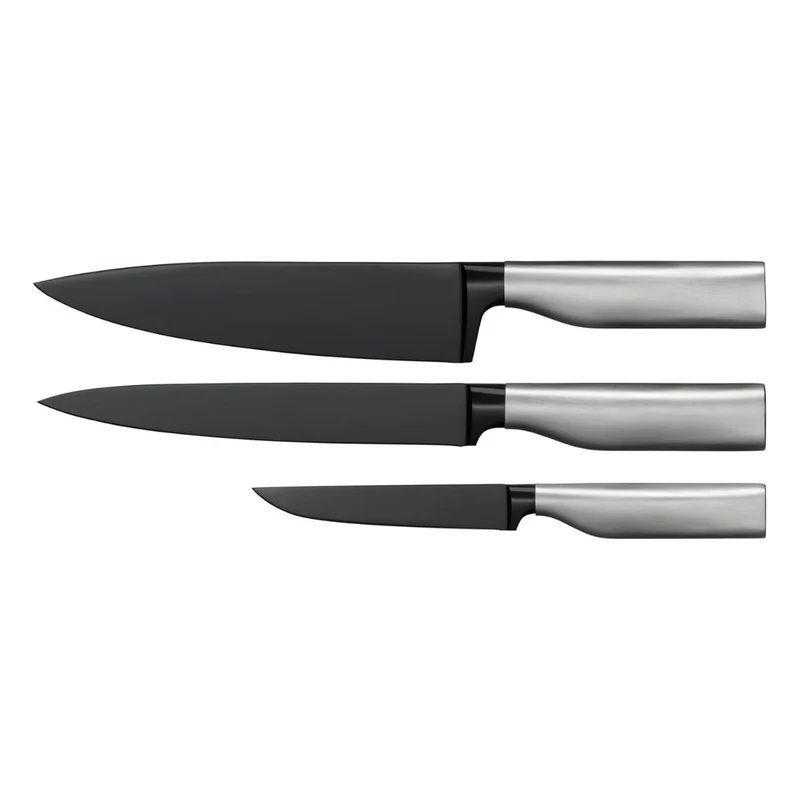 Set de 3 cuchillos de cocina Ultimate Black WMF