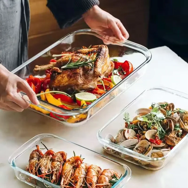Bandeja de cristal para horno Lock&Lock