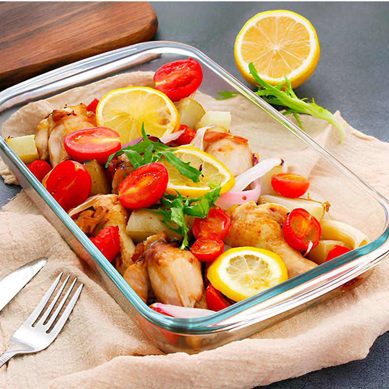 Bandeja de cristal para horno Lock&Lock