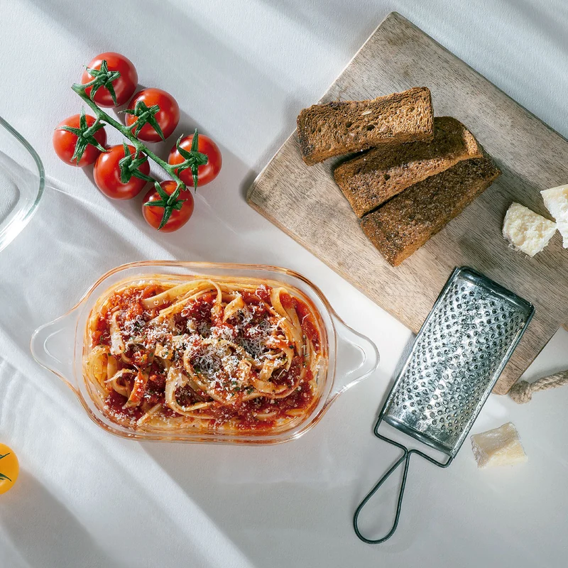 Bandeja para horno de cristal con asas Lock&Lock
