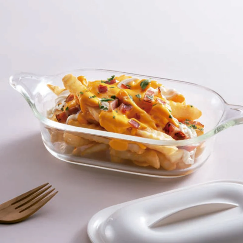 Bandeja para horno de cristal con asas Lock&Lock