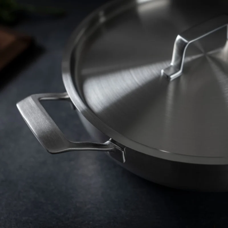 Wok de acero inoxidable multicapa FivePly Kuhn Rikon