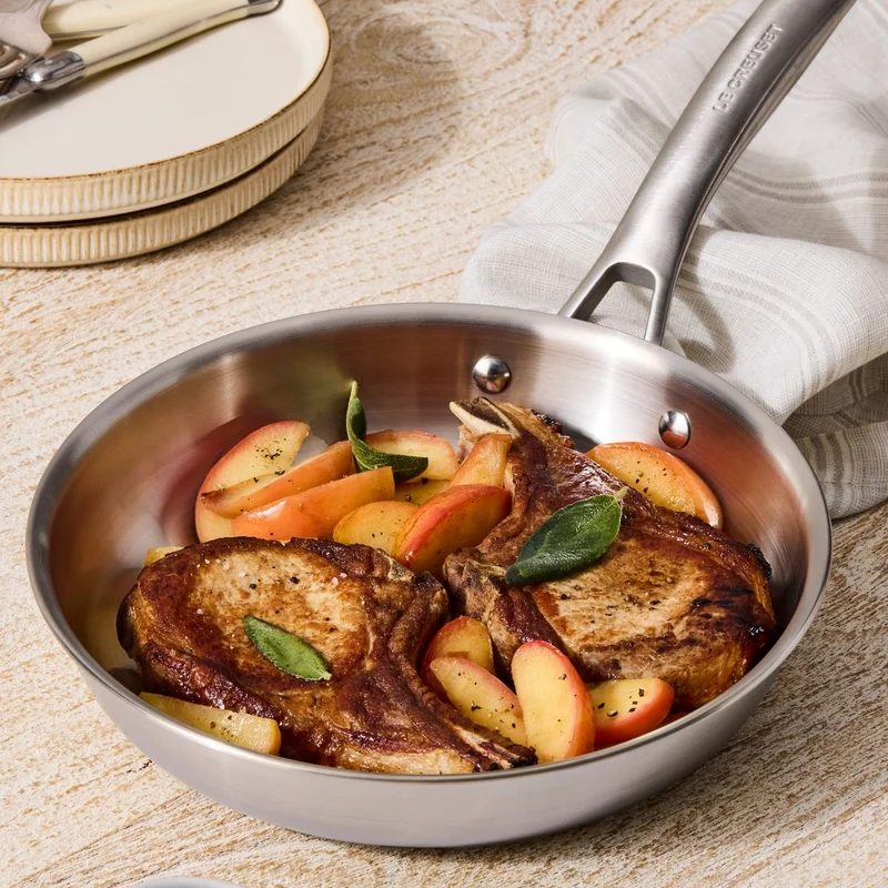 Sartén acero inoxidable tricapa Essential Le Creuset