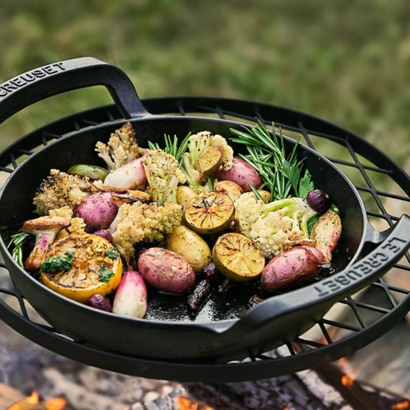 Sartén skillet hierro fundido BBQ Outdoor Le Creuset