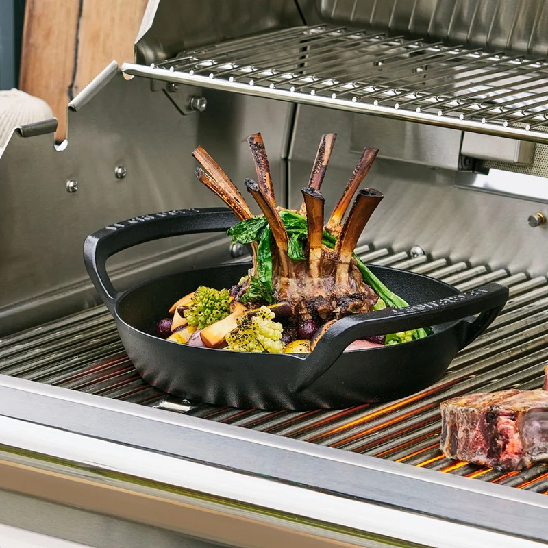 Sartén skillet hierro fundido BBQ Outdoor Le Creuset
