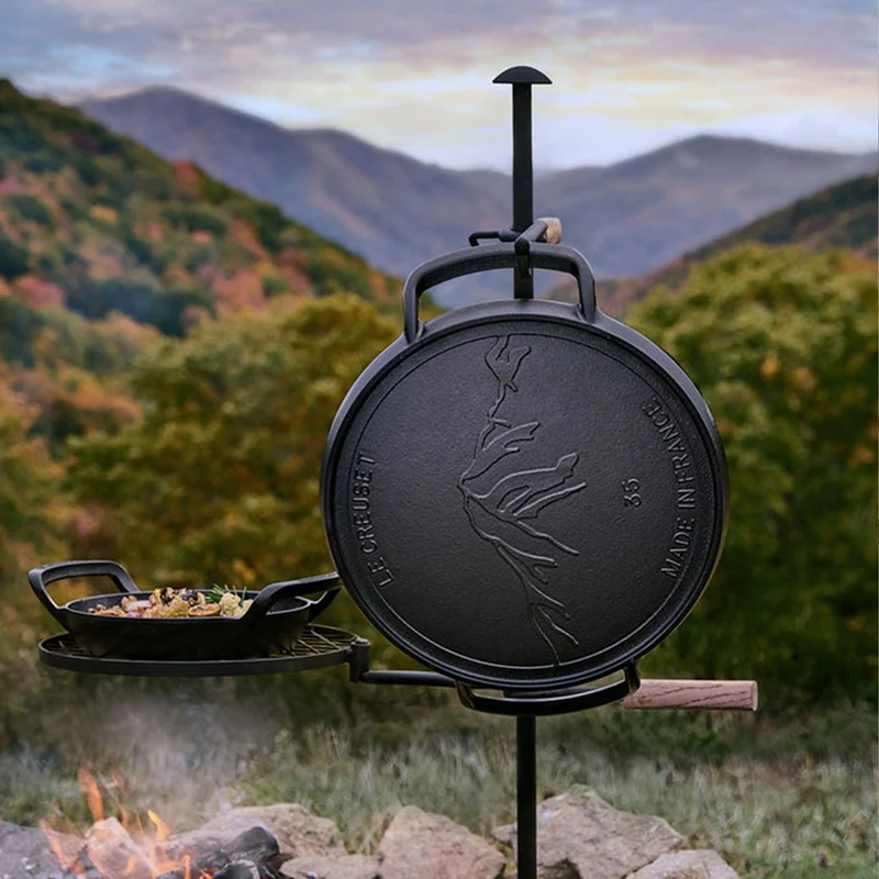 Sartén skillet hierro fundido BBQ Outdoor Le Creuset